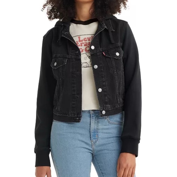 Levi's Women's Dark Denim Jacket - Picture 1 of 3